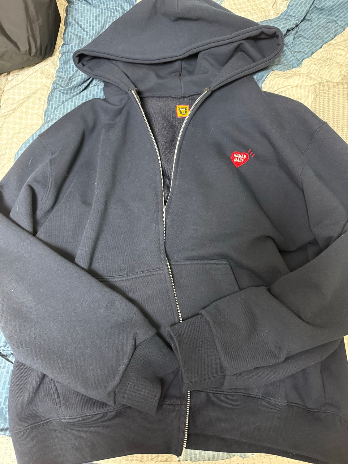 휴먼메이드 후드집업 네이비 상품이미지1