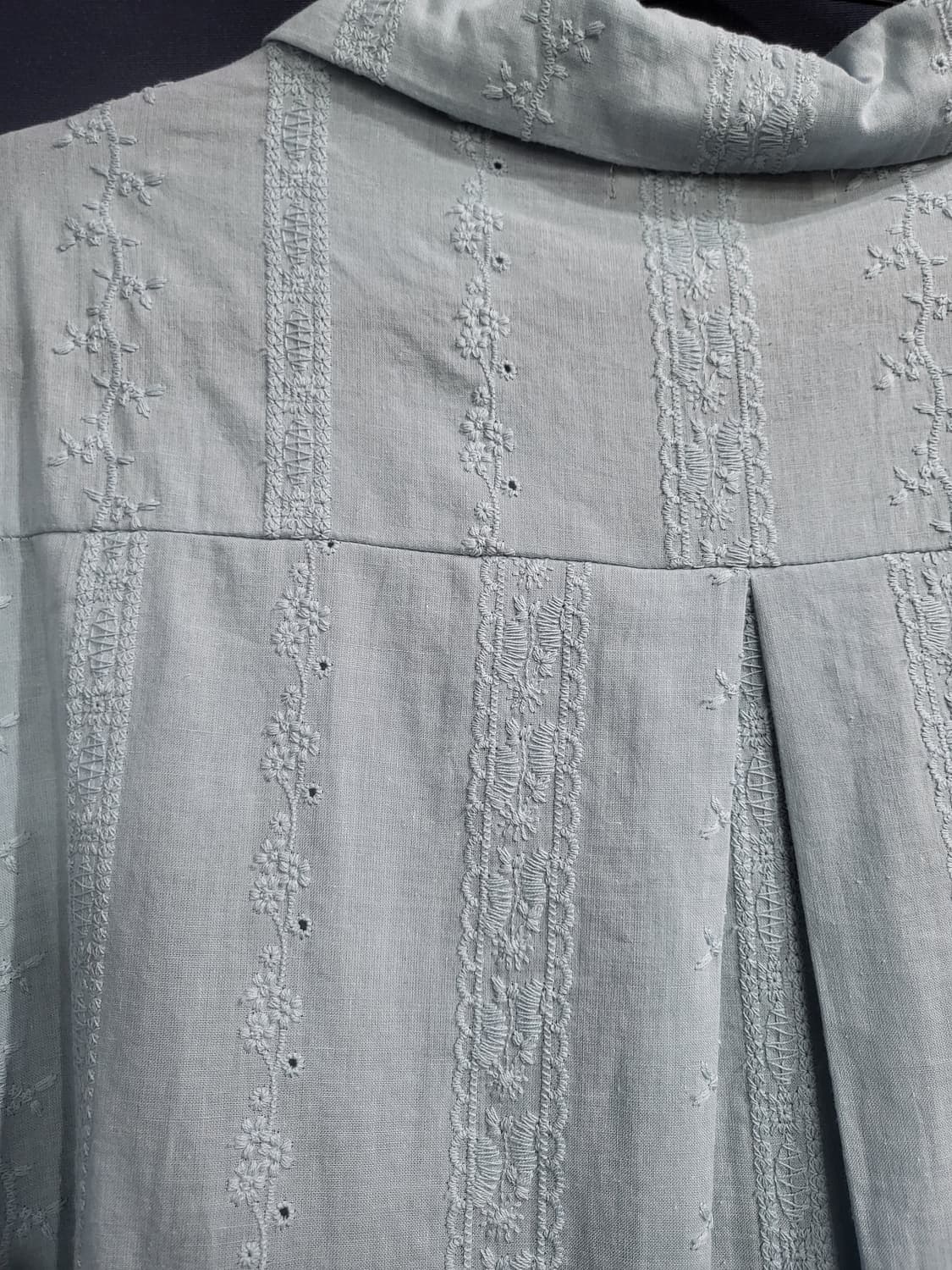 셀렙샵 에디션 순면 자수 블라우스(새상품) 상품이미지5