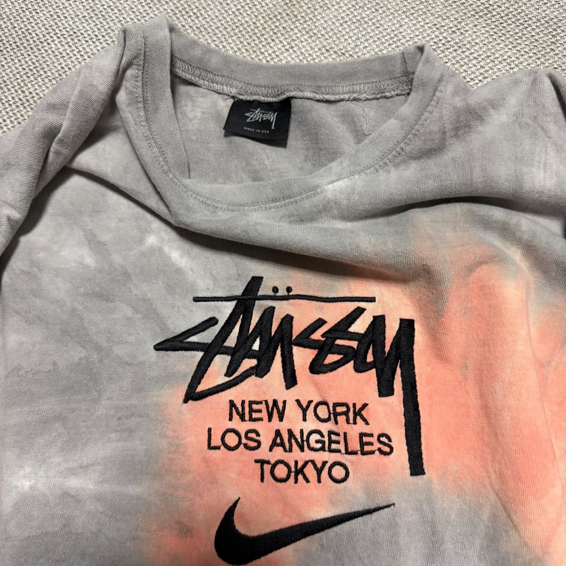 스투시 나이키 타이다이 롱슬리브 상품이미지2