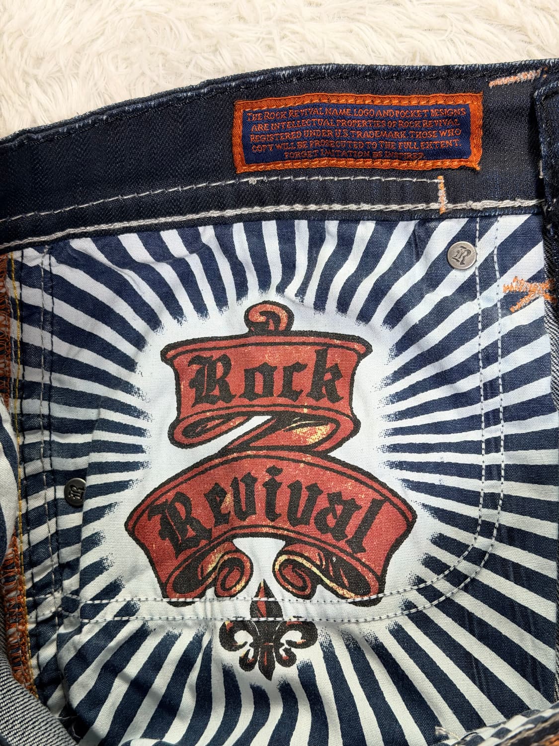 락리바이벌 빈티지 데님 청바지 33 상품이미지7