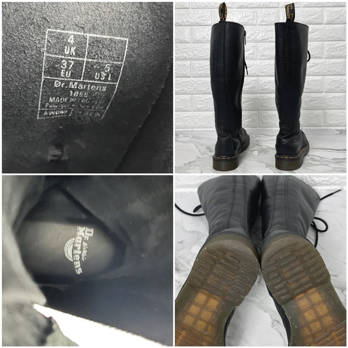 닥터마틴 1B60 버지니아 롱부츠 블랙 230 UK4 상품이미지6