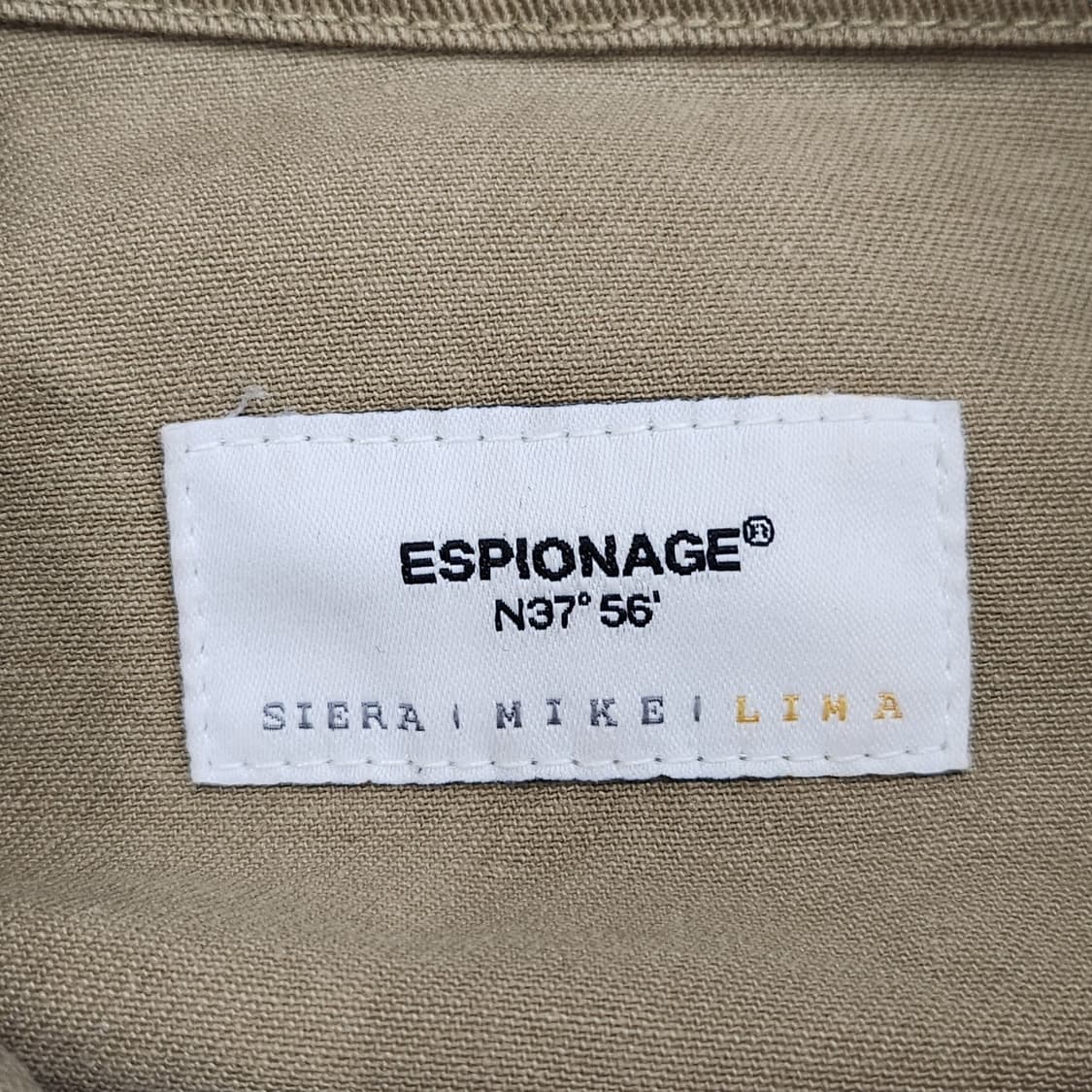 에스피오나지 베이지 셔츠 자켓 상품이미지8