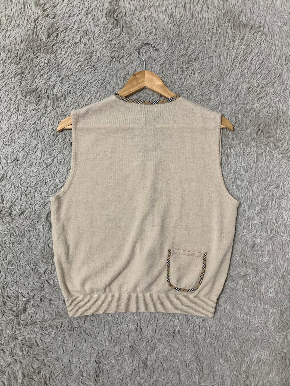 버버리 니트 조끼 베스트 (여M) 상품이미지4