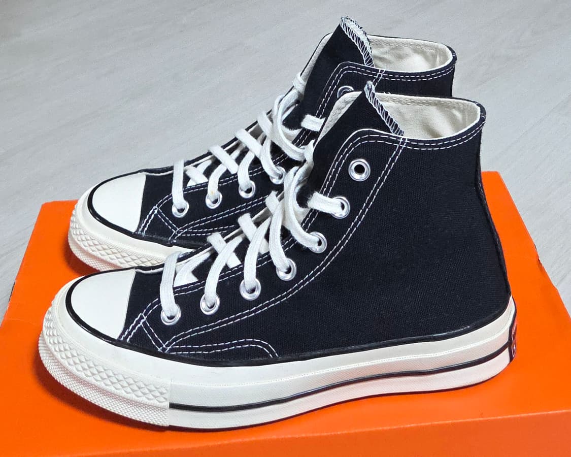 컨버스 척70 하이 블랙  상품이미지2