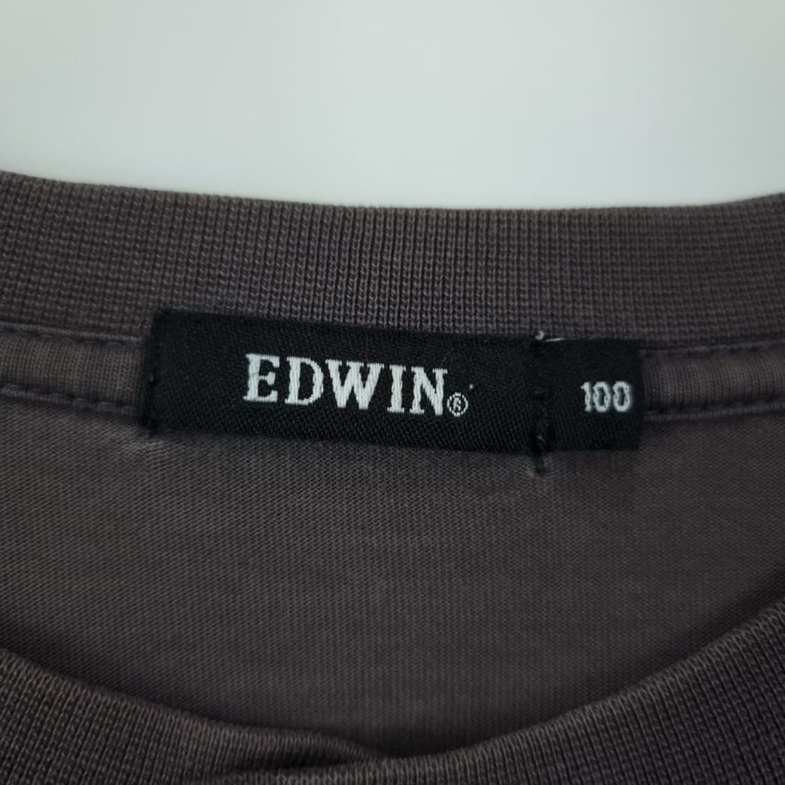 [에드윈] 빈티지 요크 헨리넥 롱슬리브 긴팔티 챠콜 M19734 상품이미지7