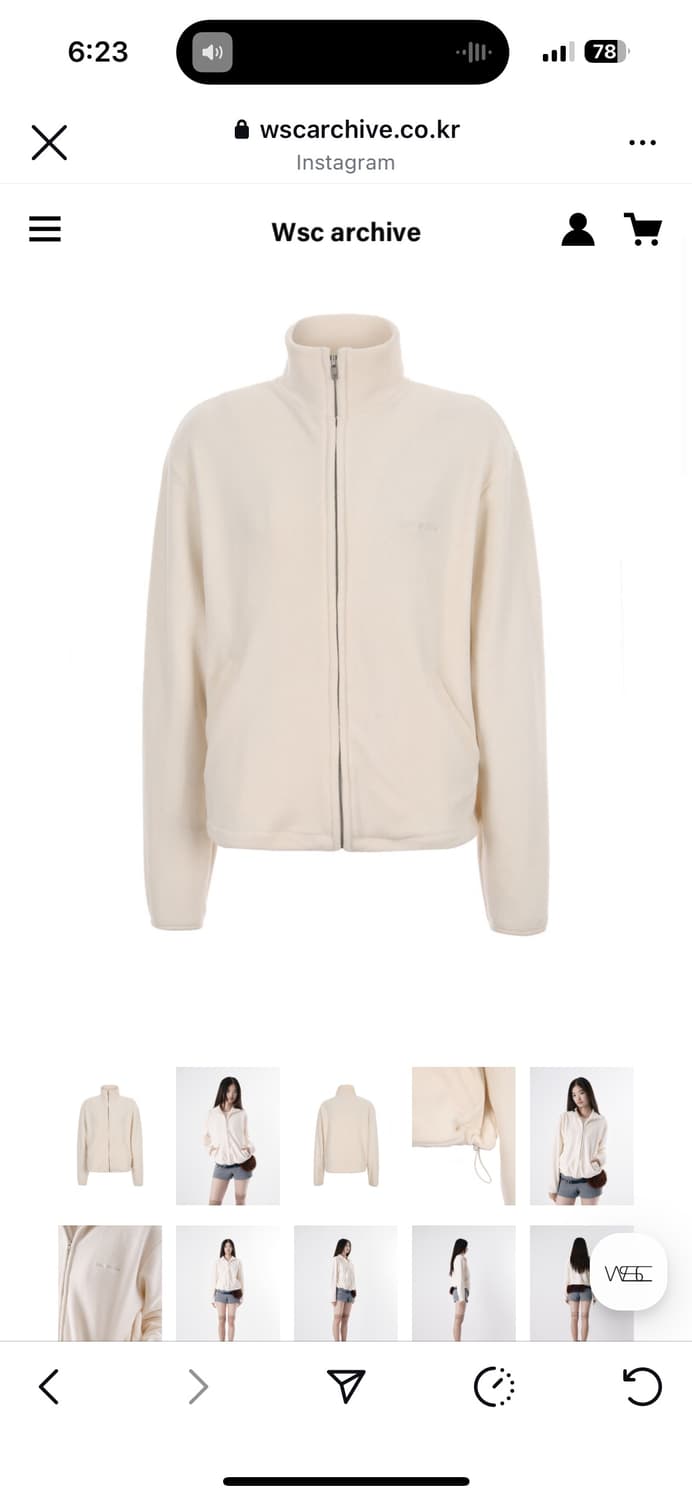 wsc아카이브 Snow fleece zip-up 002 상품이미지1