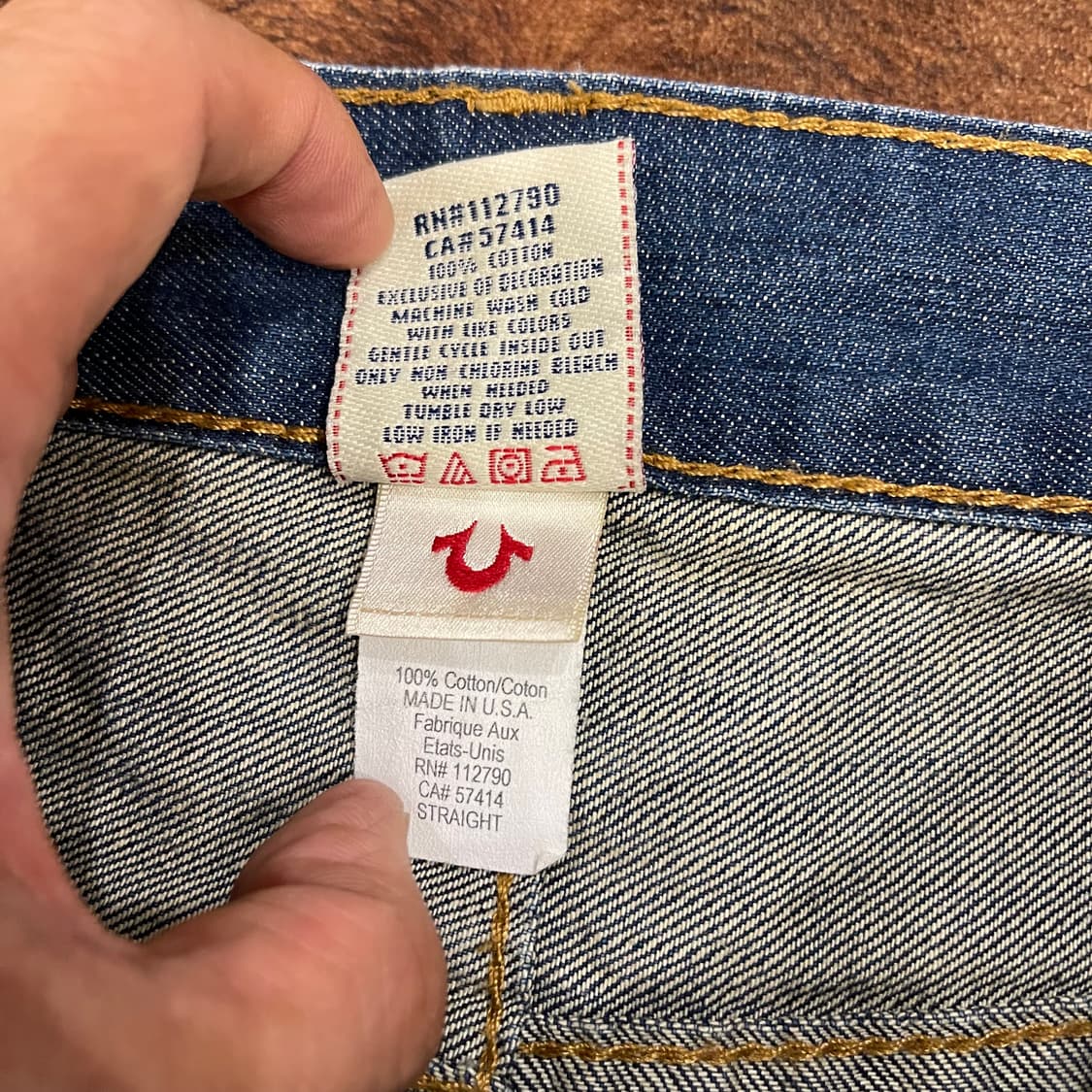 트루릴리젼 데님 팬츠 made in usa 상품이미지5