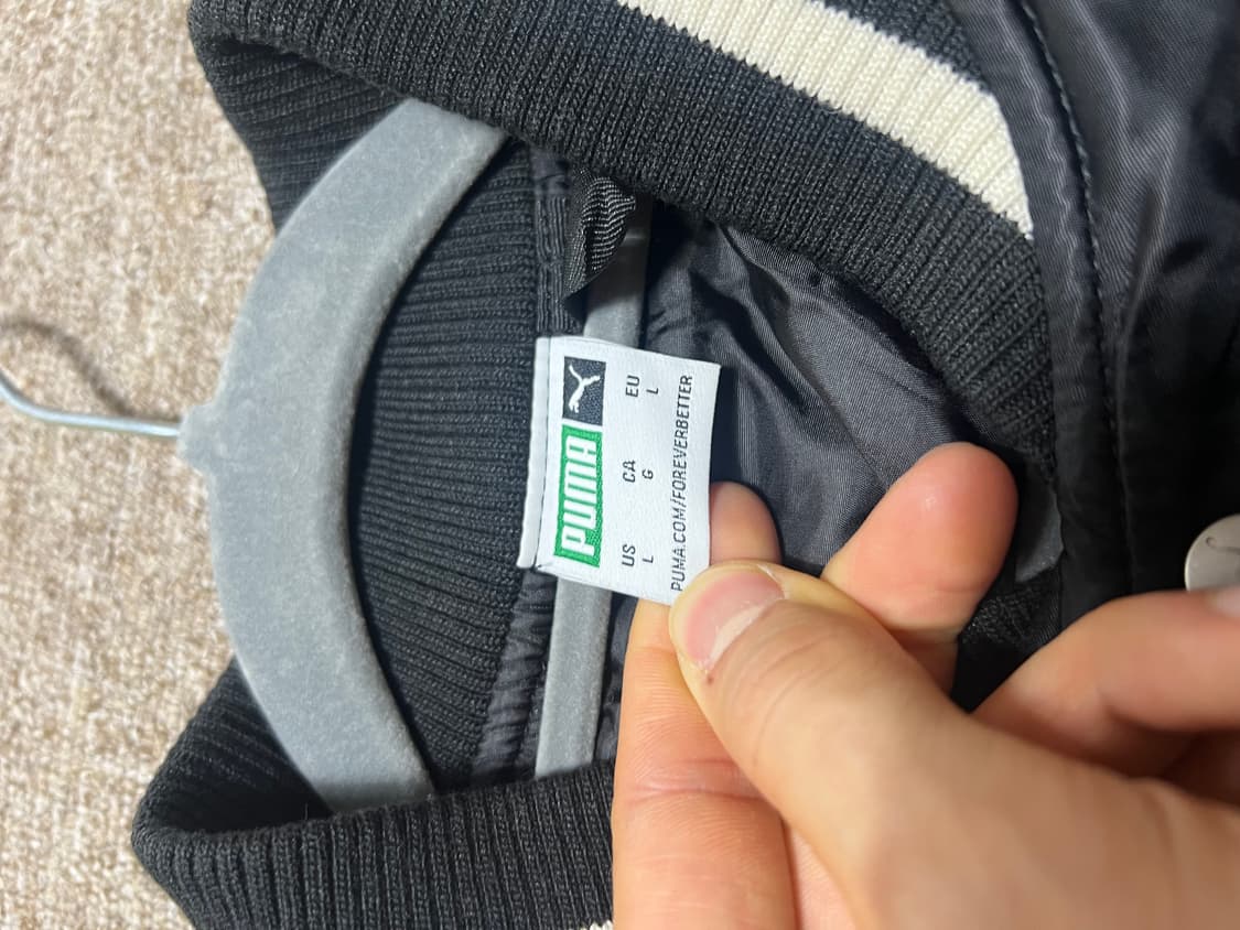 푸마 블랙 봄버 자켓 L 상품이미지4