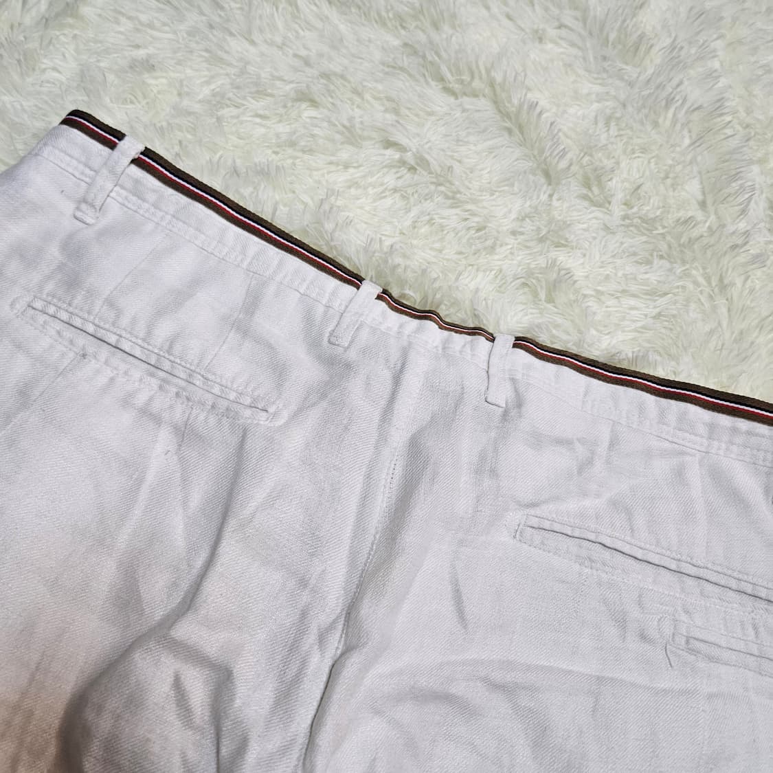 자라(ZARA) 린넨 사이드라인 반바지 36~ 상품이미지4