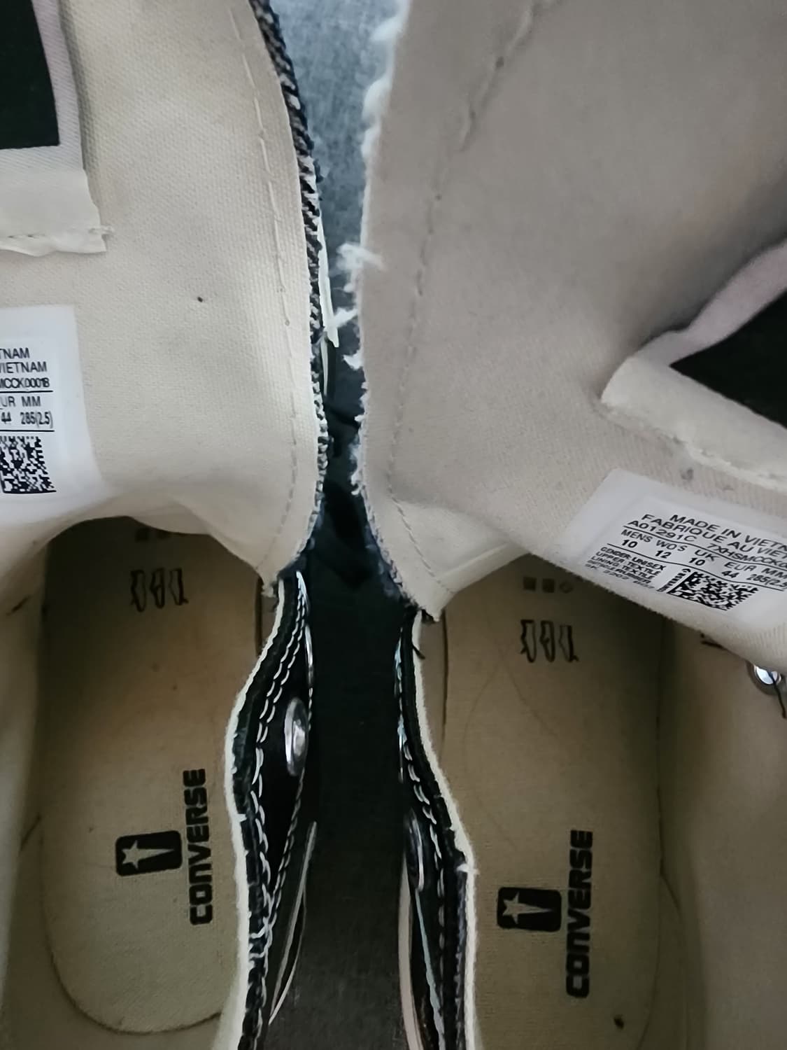 (285) 컨버스 릭오웬스 다크쉐도우 래커드데님 상품이미지5