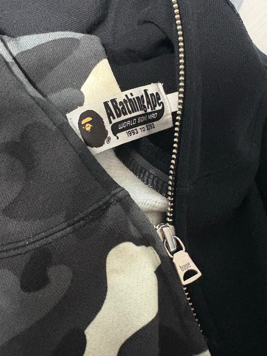 베이프 시티카모 후드집업 XL 판매합니다 상품이미지4