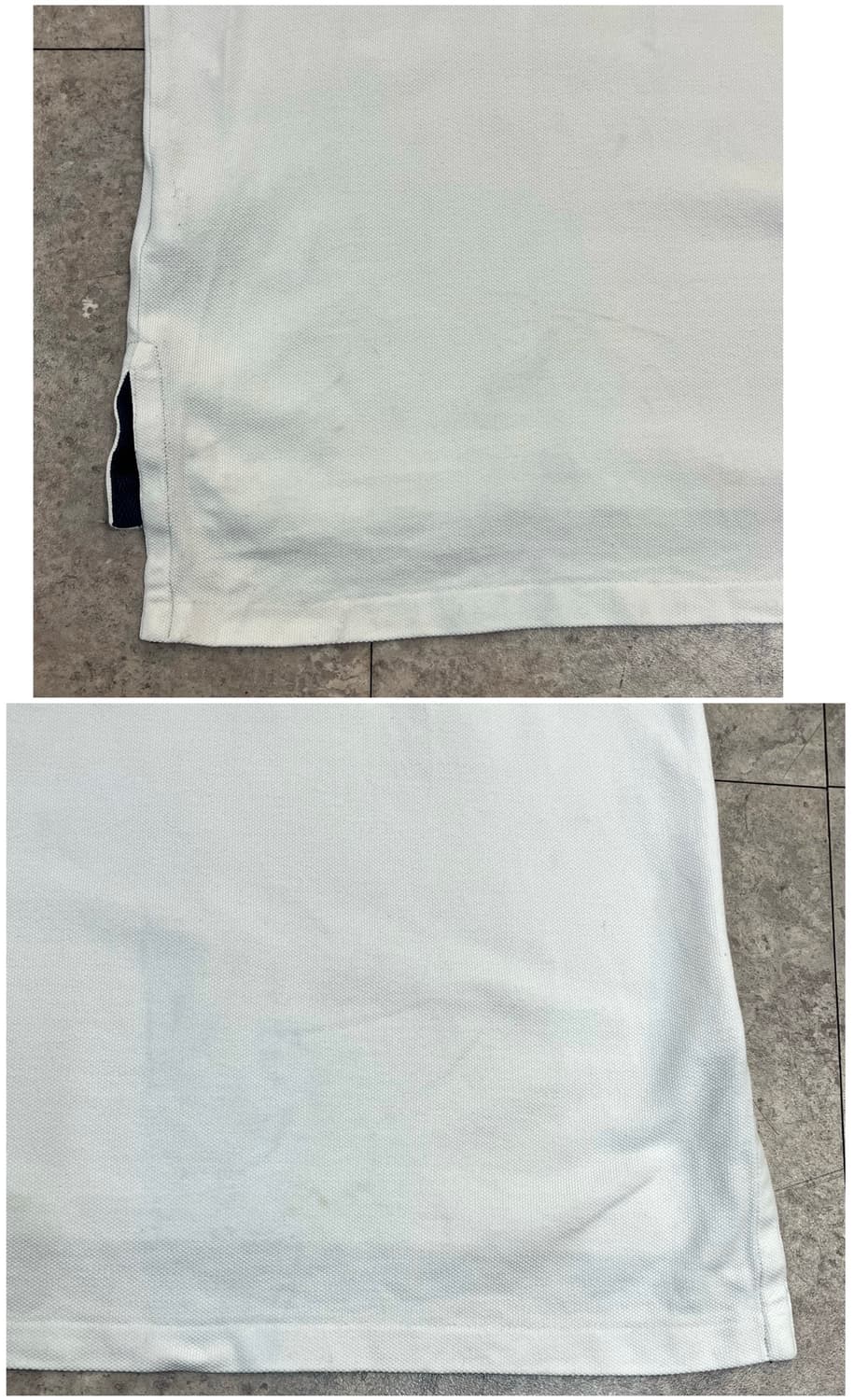 폴로 랄프로렌 배색 반팔 카라티 화이트 M #csz3898 상품이미지9