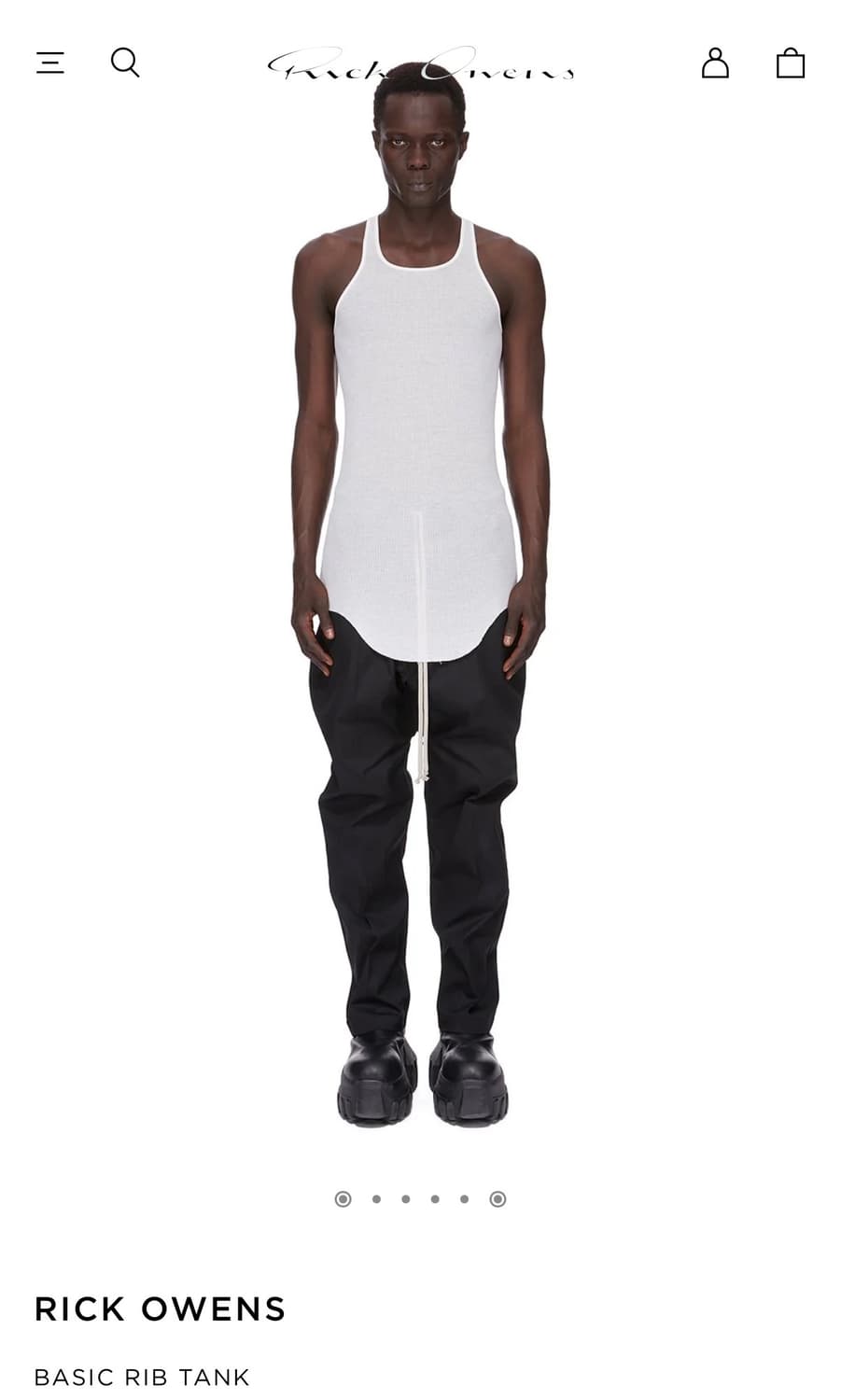 (구매)릭 오웬스 나시 상품이미지1