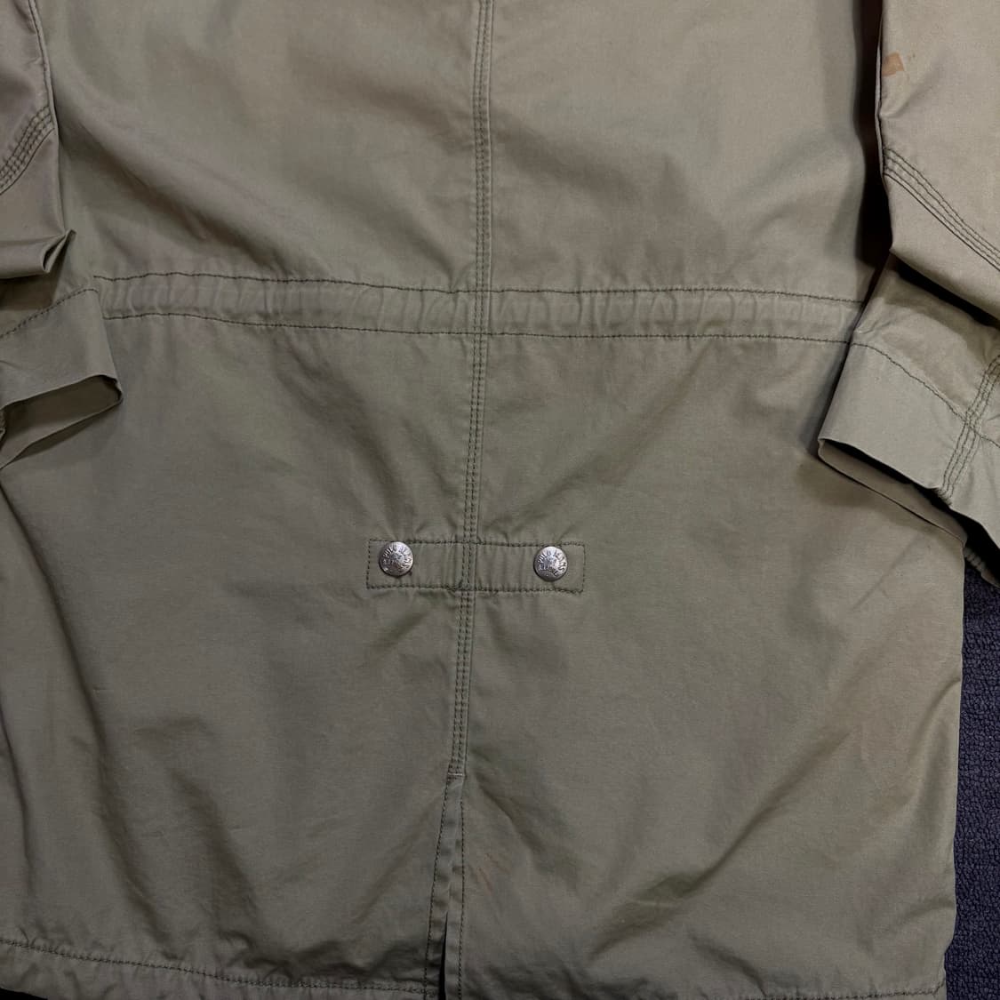 폴로 카키 후드야상 S 상품이미지6