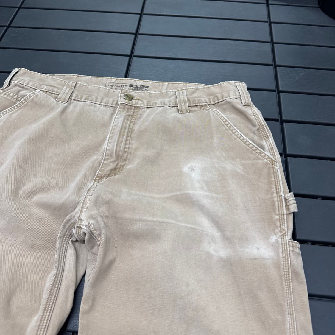 칼하트 러프 에이징 카펜터 워크 팬츠 (36)  상품이미지3