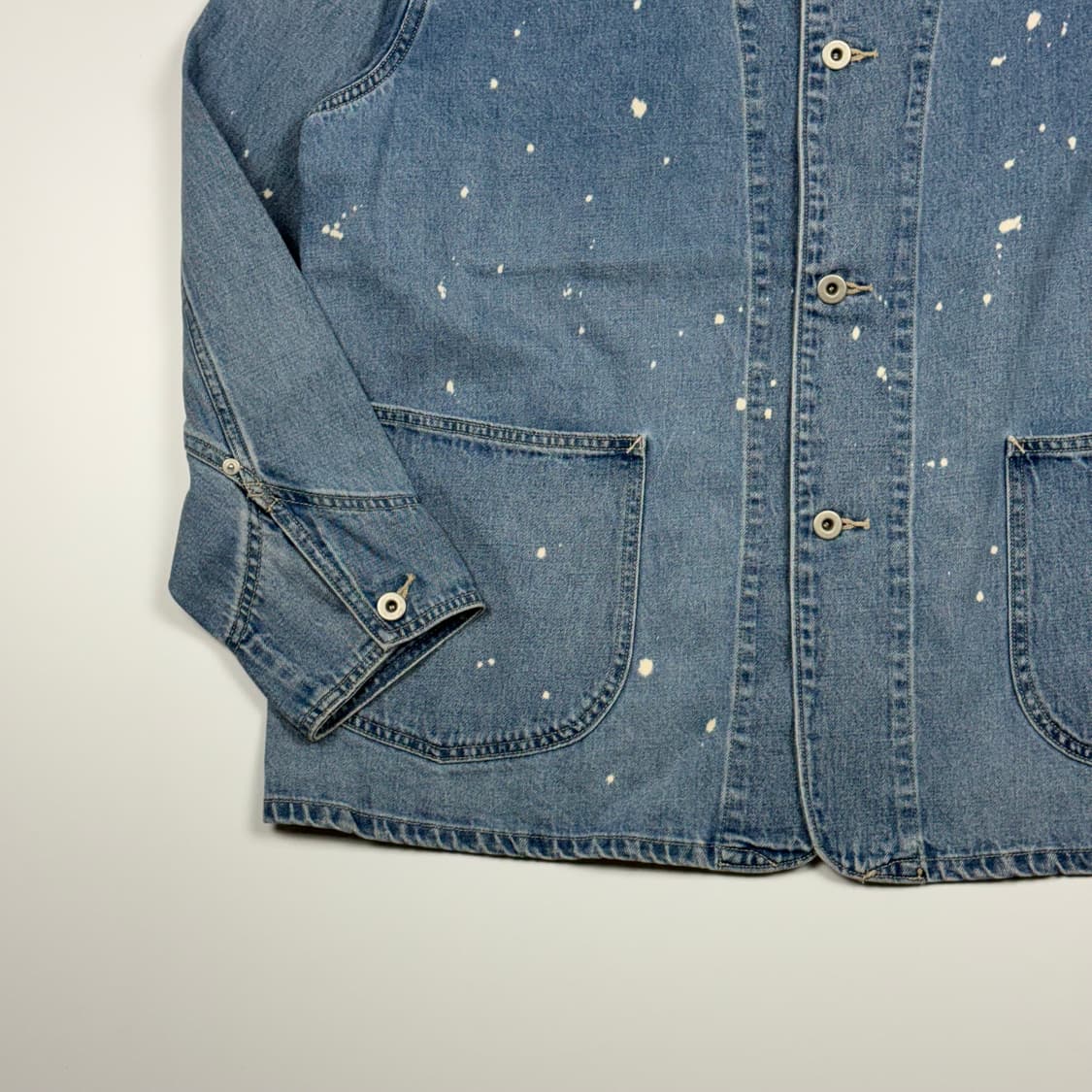 (105) 저널스탠다드 페인티드 데님 커버올 자켓 상품이미지4