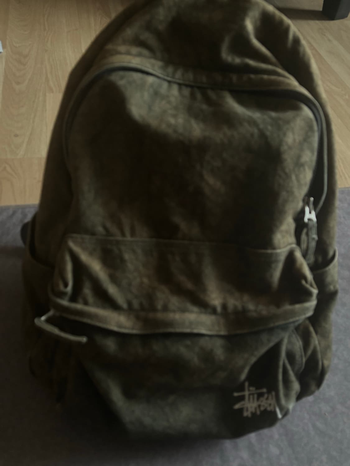 (정품) 스투시 워시드 백팩 블랙 상품이미지2