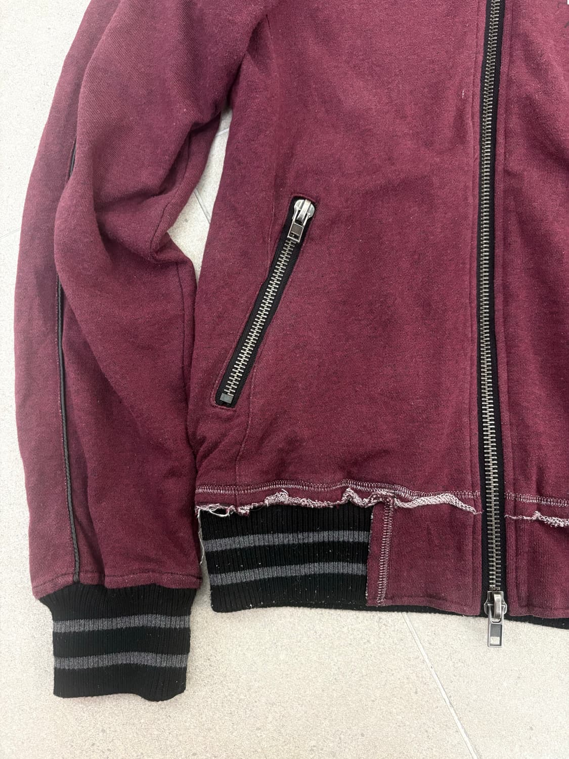 스컬 y2k 후드집업 상품이미지4