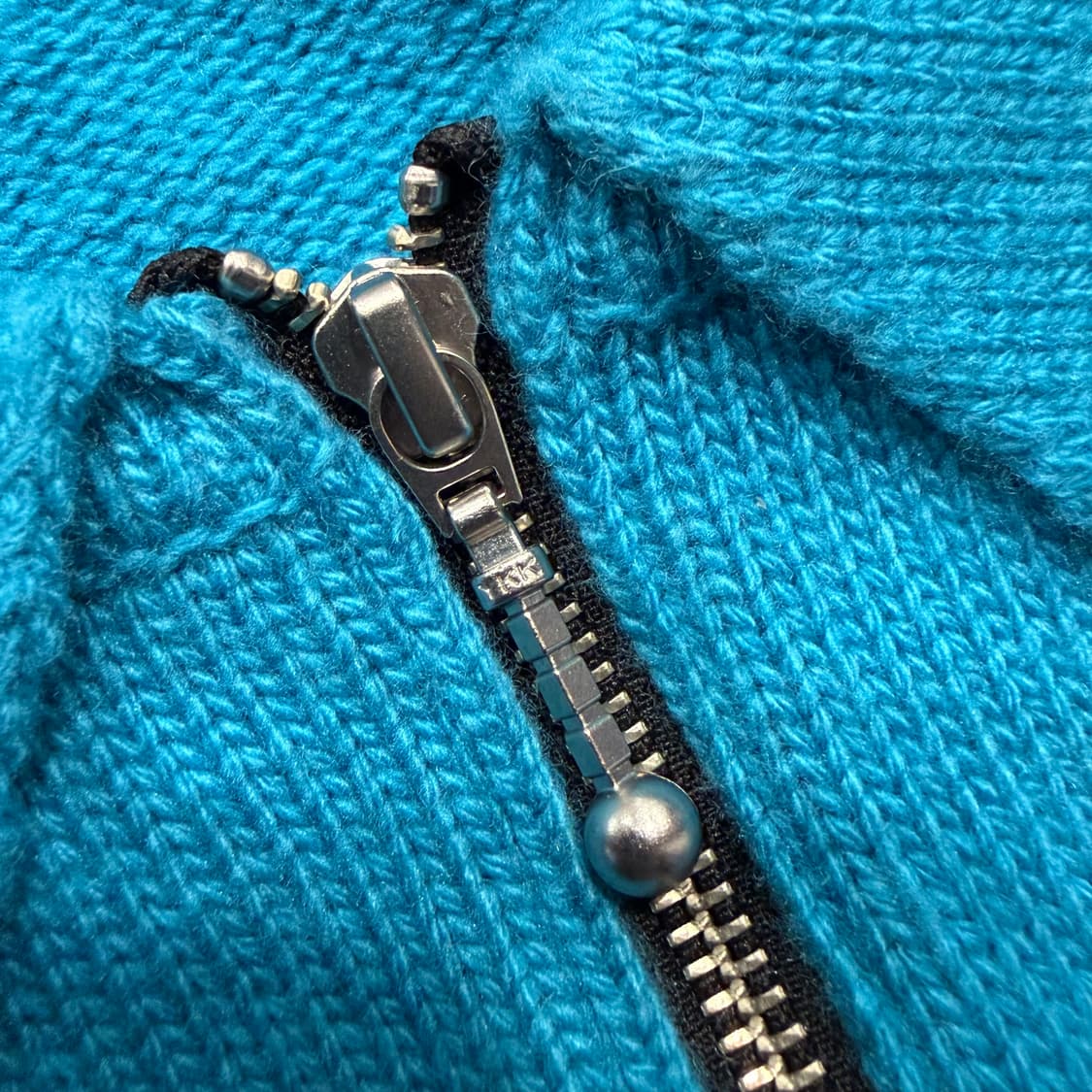 [L] 마리아노 MAGLIANO 터키 블루 집업 니트 가디건 B304 상품이미지6