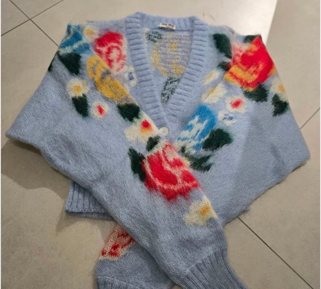 미우미우 모헤어 가디건 38 상품이미지3