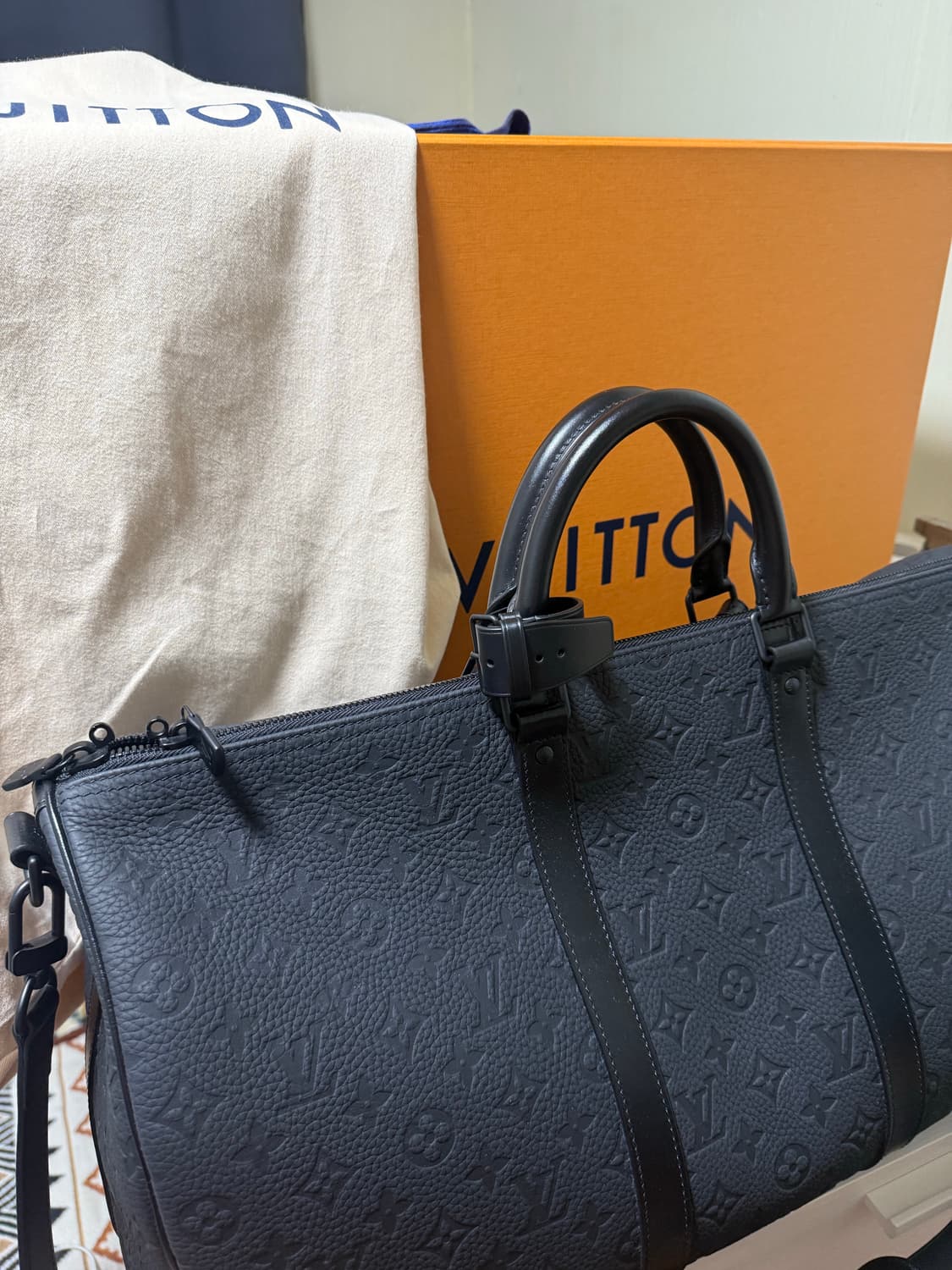 루이비통 반둘리에 키폴 50 토뤼옹 새상품급 풀구성 상품이미지2