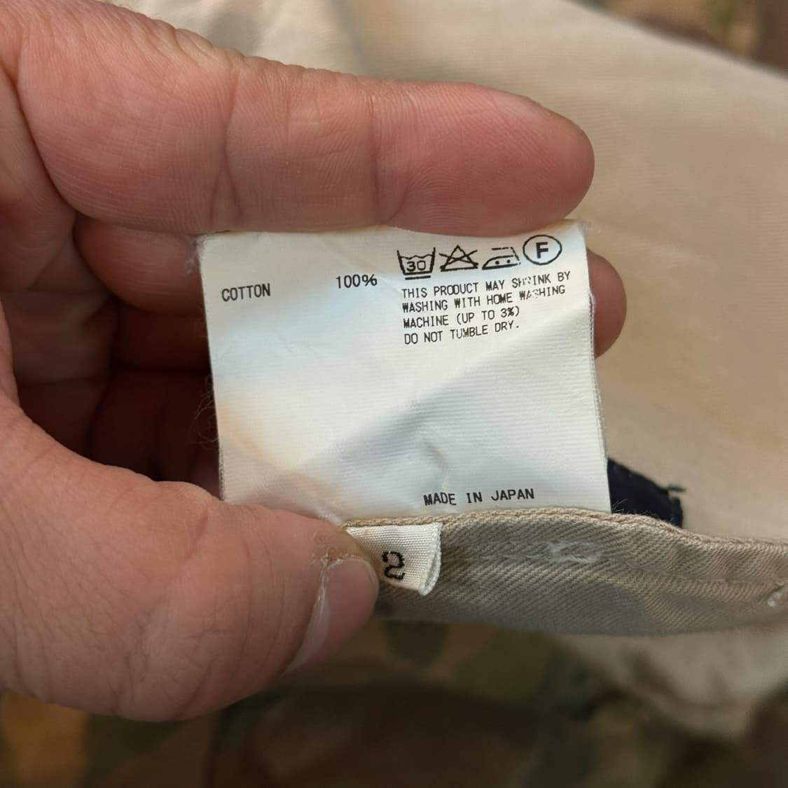 컬러 10주년 덕카모 후크 디테일 빈티지 워싱 팬츠 2사이즈 32 33 상품이미지8