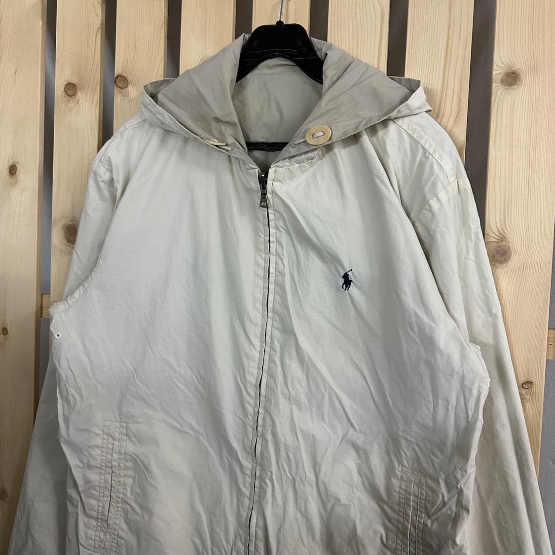 (M) 폴로 랄프로렌 베이지 양면 리버시블 후드 자켓  상품이미지6