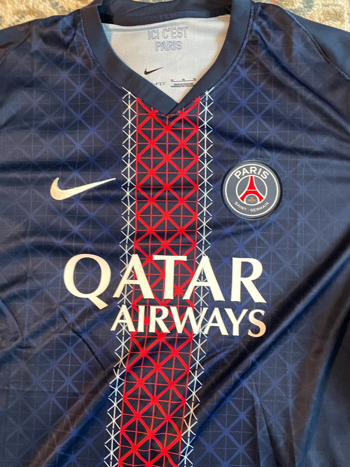 나이키 파리 생제르맹 2025/26 스타디움 홈 져지(새제품. XL 11 상품이미지3