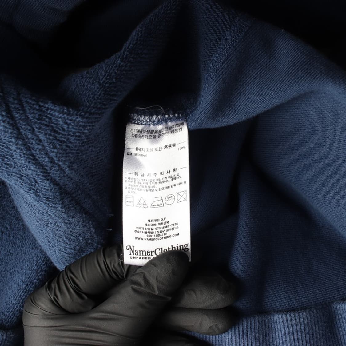 네이머클로딩 빈티지 워싱 로고 후드 L 상품이미지6
