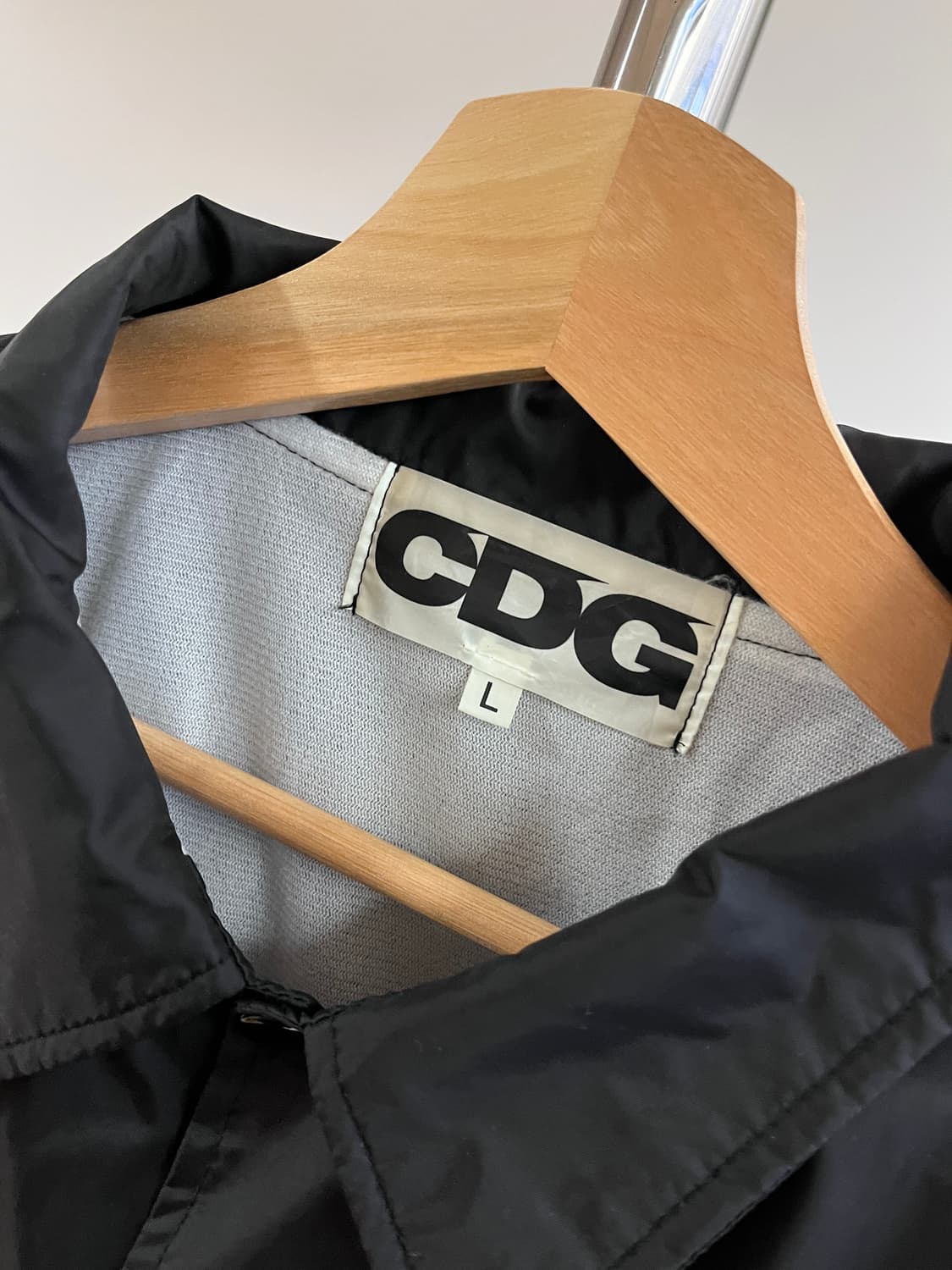 꼼데가르송 CDG 코치자켓 블랙 L 상품이미지4