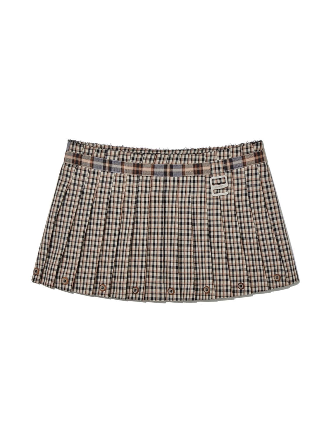 글로니 glowny 러셀 플레이드 미니 스커트 S size 상품이미지1