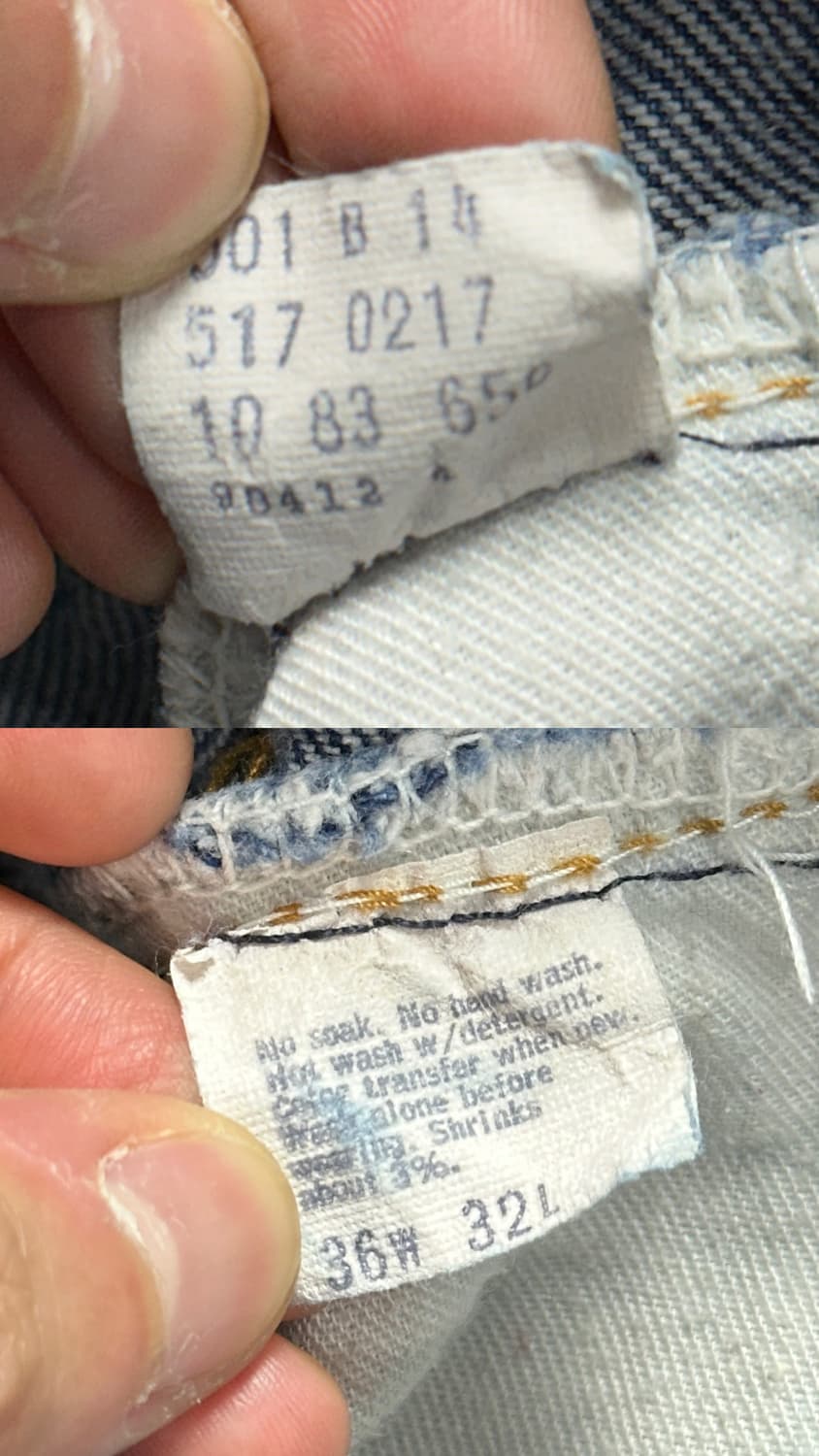 80’s USA Made 빈티지 리바이스 517 부츠컷 상품이미지9
