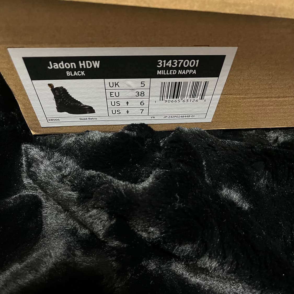 닥터마틴 제이든 HDW 피어싱 부츠 240 uk5 펑크 락시크 상품이미지8