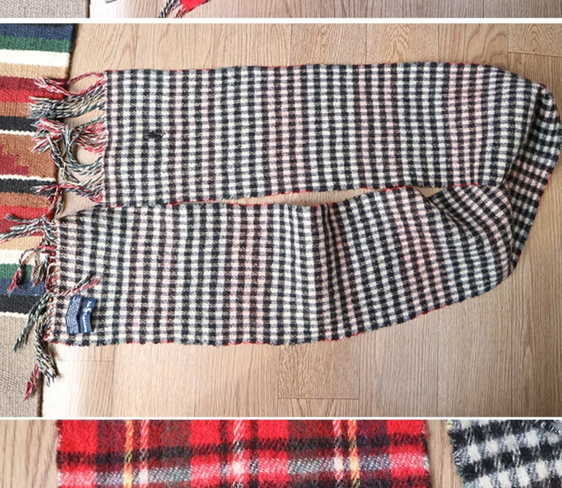 
이태리메이드 polo ralph lauren 폴로랄프로렌 빈티지 머플러 상품이미지4