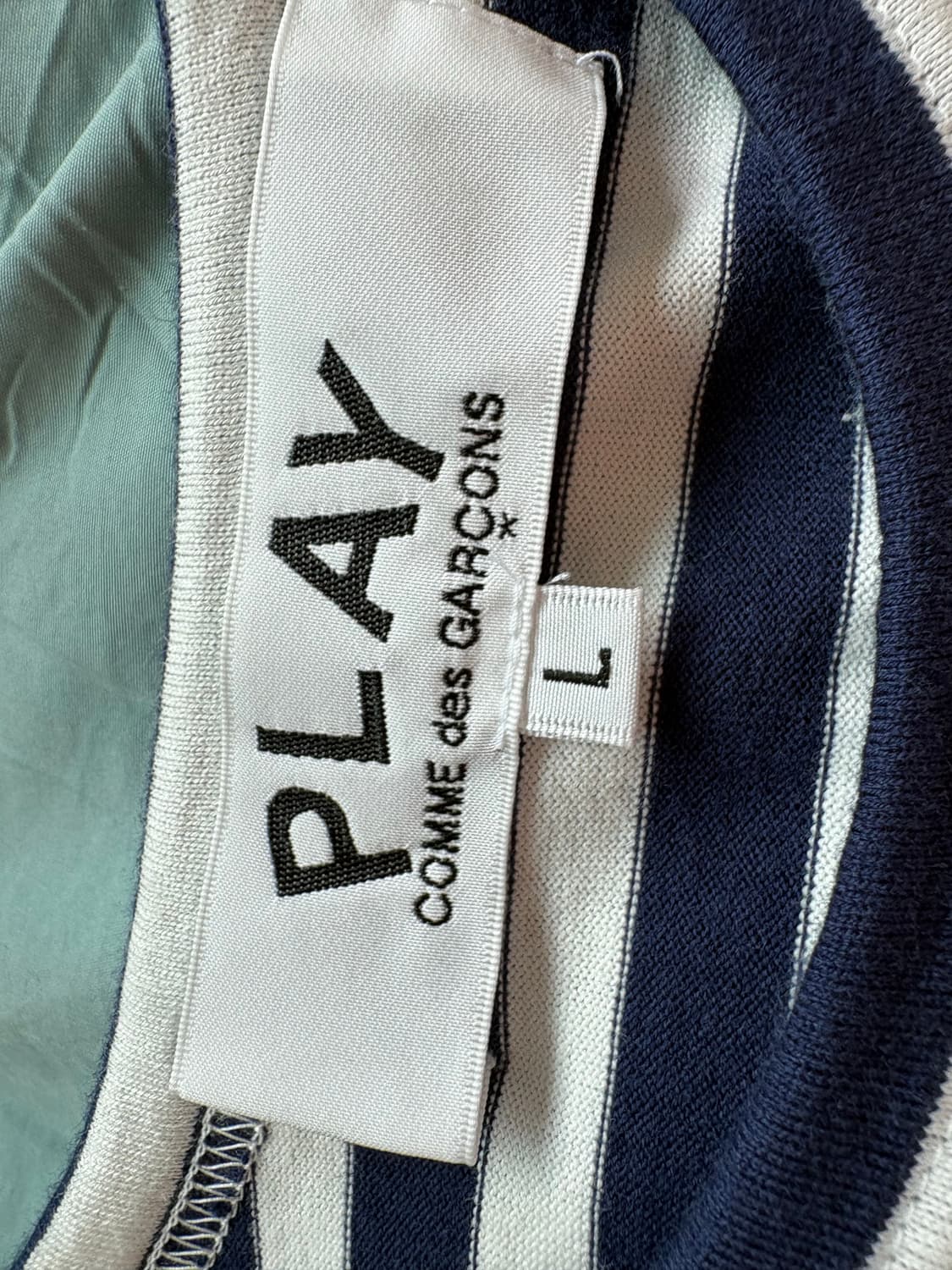 꼼데가르송 네이비 롱슬리브 상품이미지2