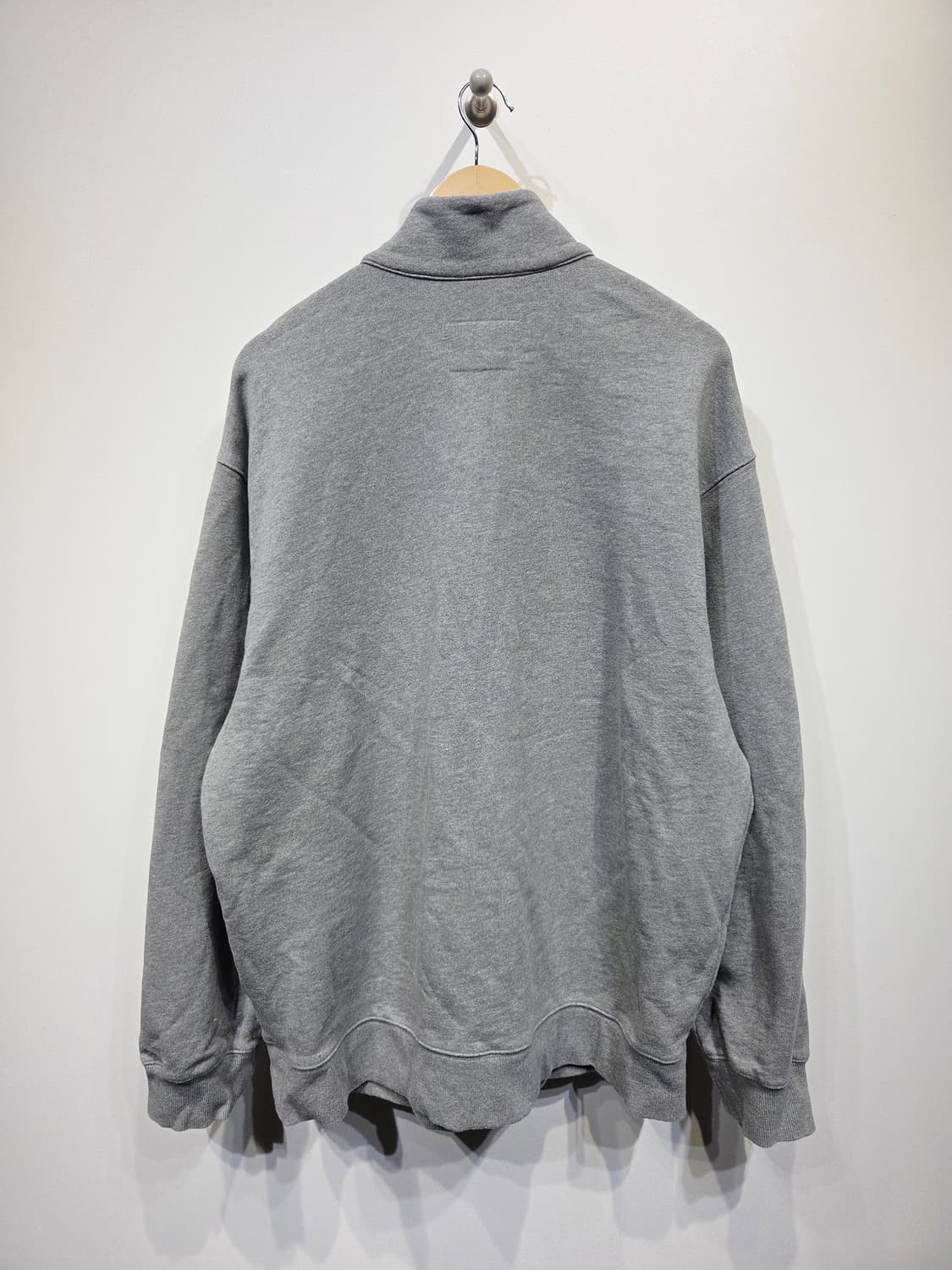 포터리 POTTERY 그레이 하프집업 맨투맨_4 상품이미지3