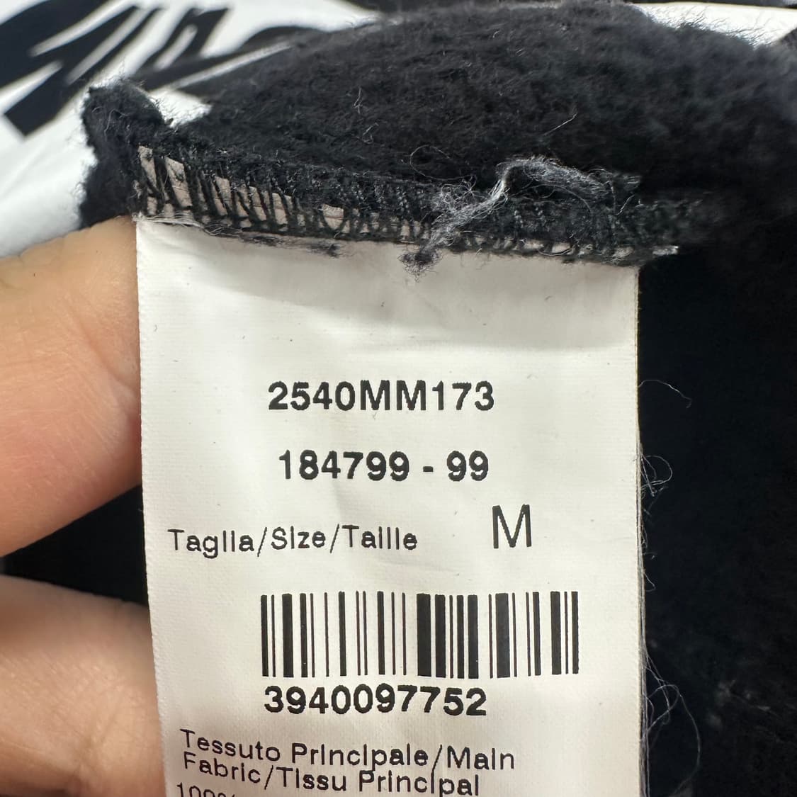 100 MSGM 남자 루즈핏 프린팅 맨투맨 상품이미지4
