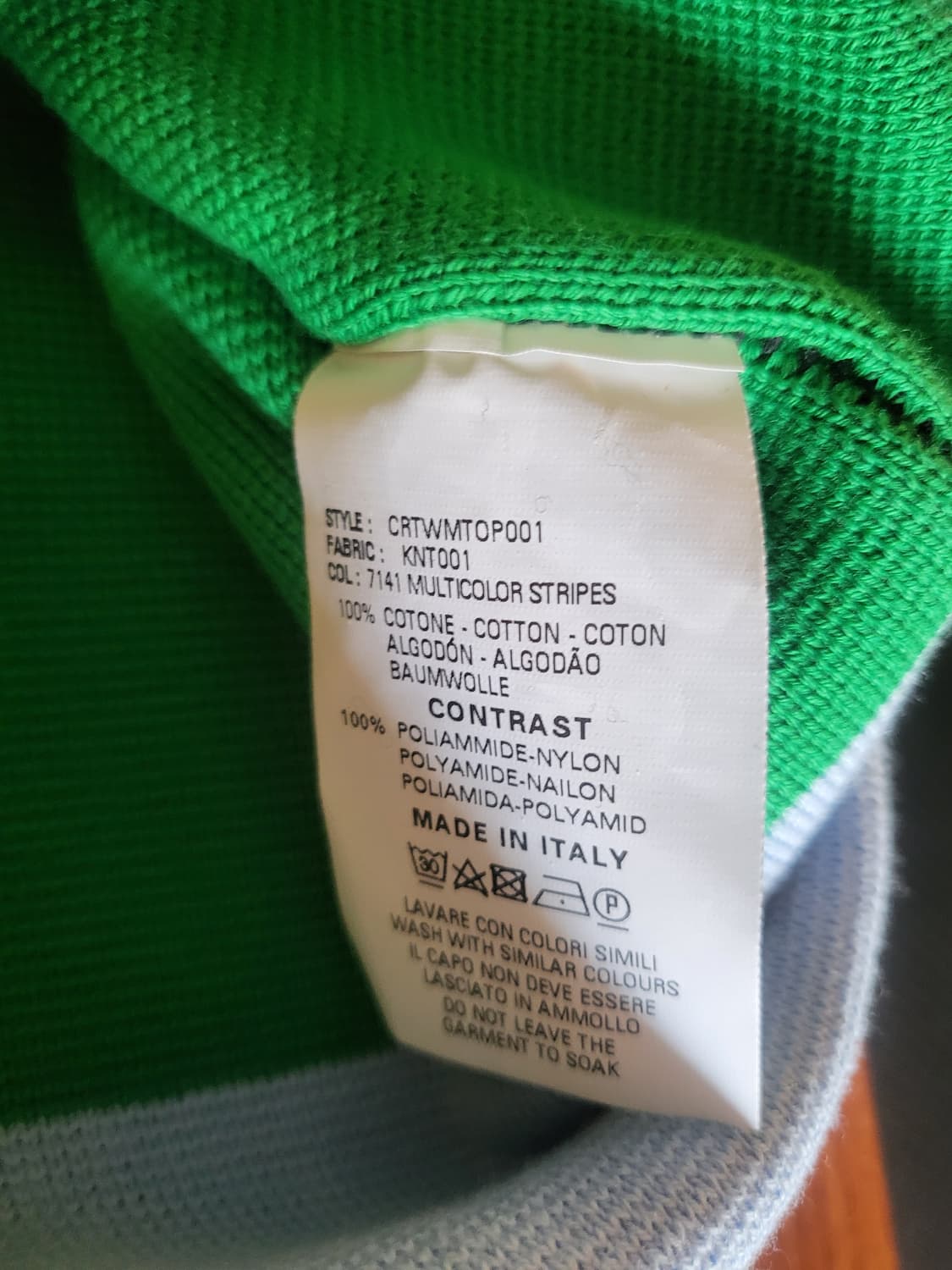 써네이 멀티칼라 스트라이프 니트l~xl 판매합니다(색감 정말 예쁘네요) 상품이미지8