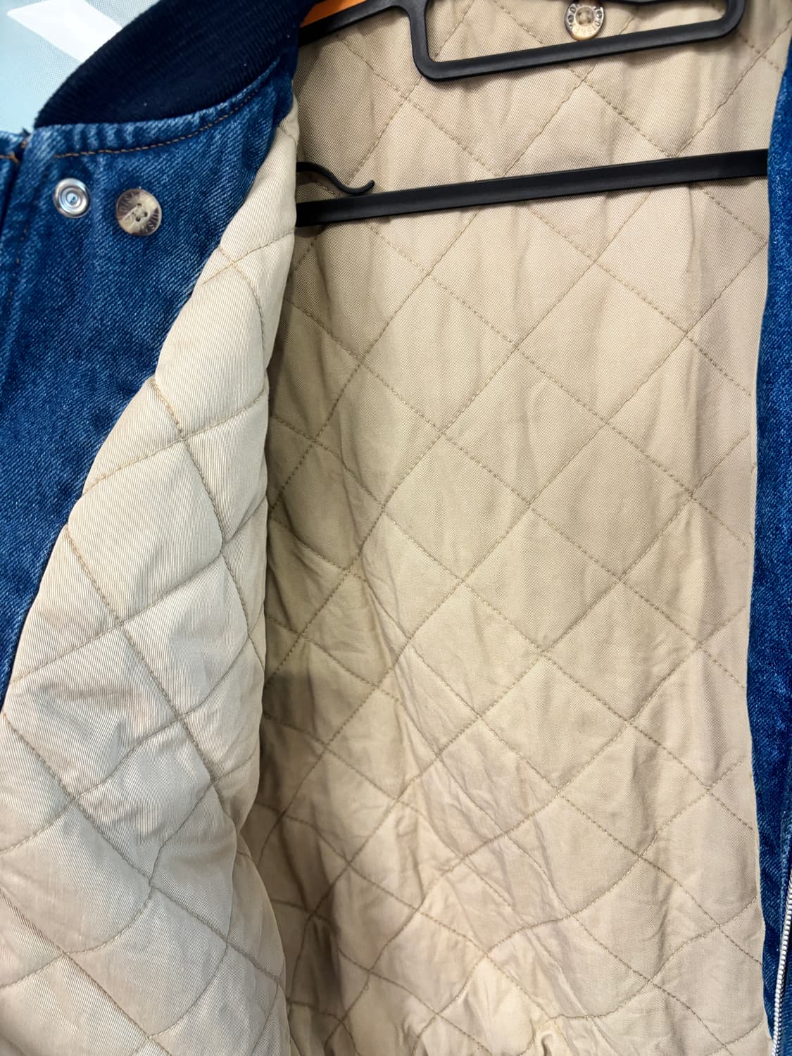 디즈니_미키마우스 데님 야구 점퍼 빈티지 상품이미지6