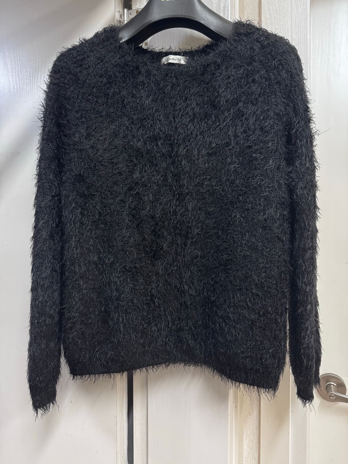 Black fur knit 상품이미지7