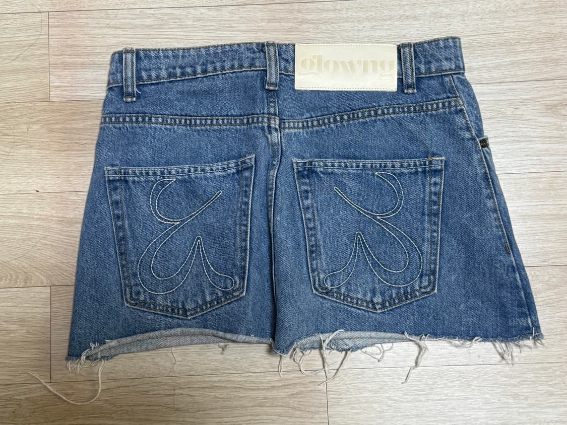 글로니 클래식 데님 미니 스커트 상품이미지2
