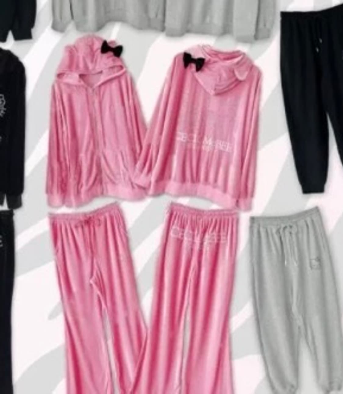 돈키호테 세실맥비 에고이스트 콜라보 갸루 벨벳 셋업 키티 상품이미지2