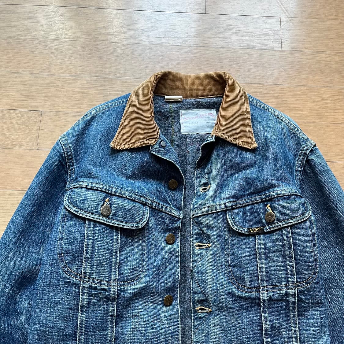70년대 Lee 스톰라이더 데님 자켓 미국제조 빈티지 리 38사이즈 상품이미지4
