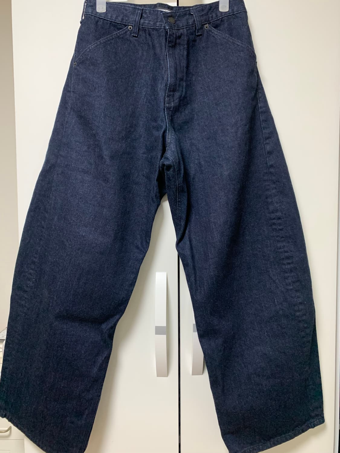 급처 해칭룸 와이드커브진 인디고 3 사이즈 상품이미지2