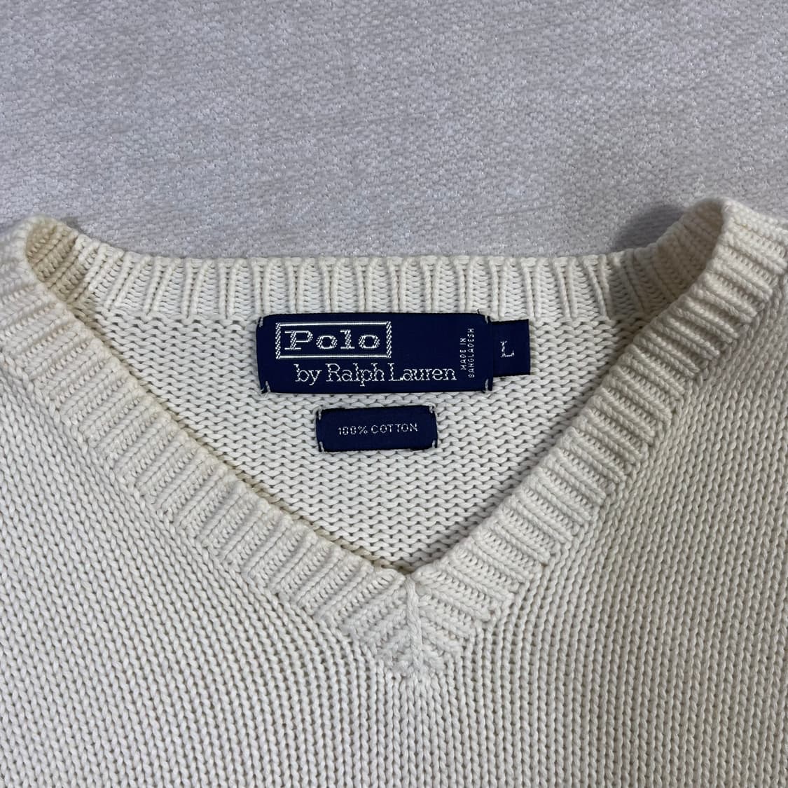 100 폴로 랄프로렌 코튼 니트 상품이미지3