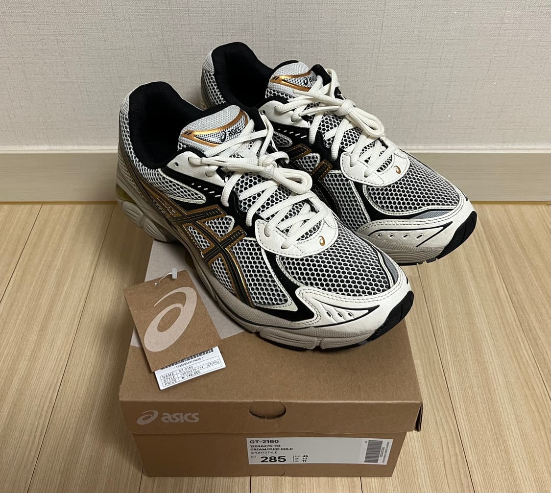 [285] 아식스 GT-2160 크림 퓨어 골드 상품이미지1