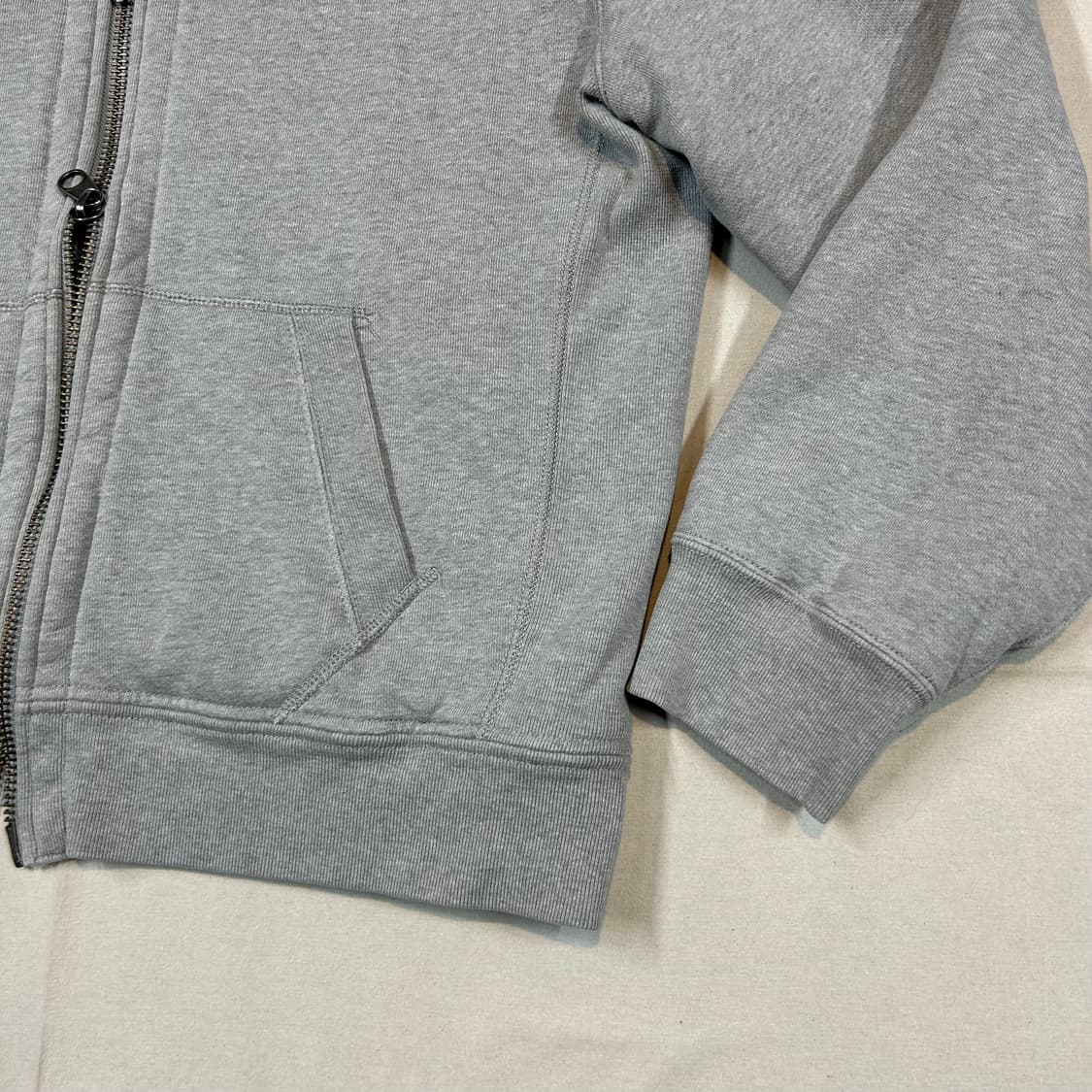 XL) 폴로 랄프로렌 써멀 후드집업 그레이 2way 지퍼 상품이미지4