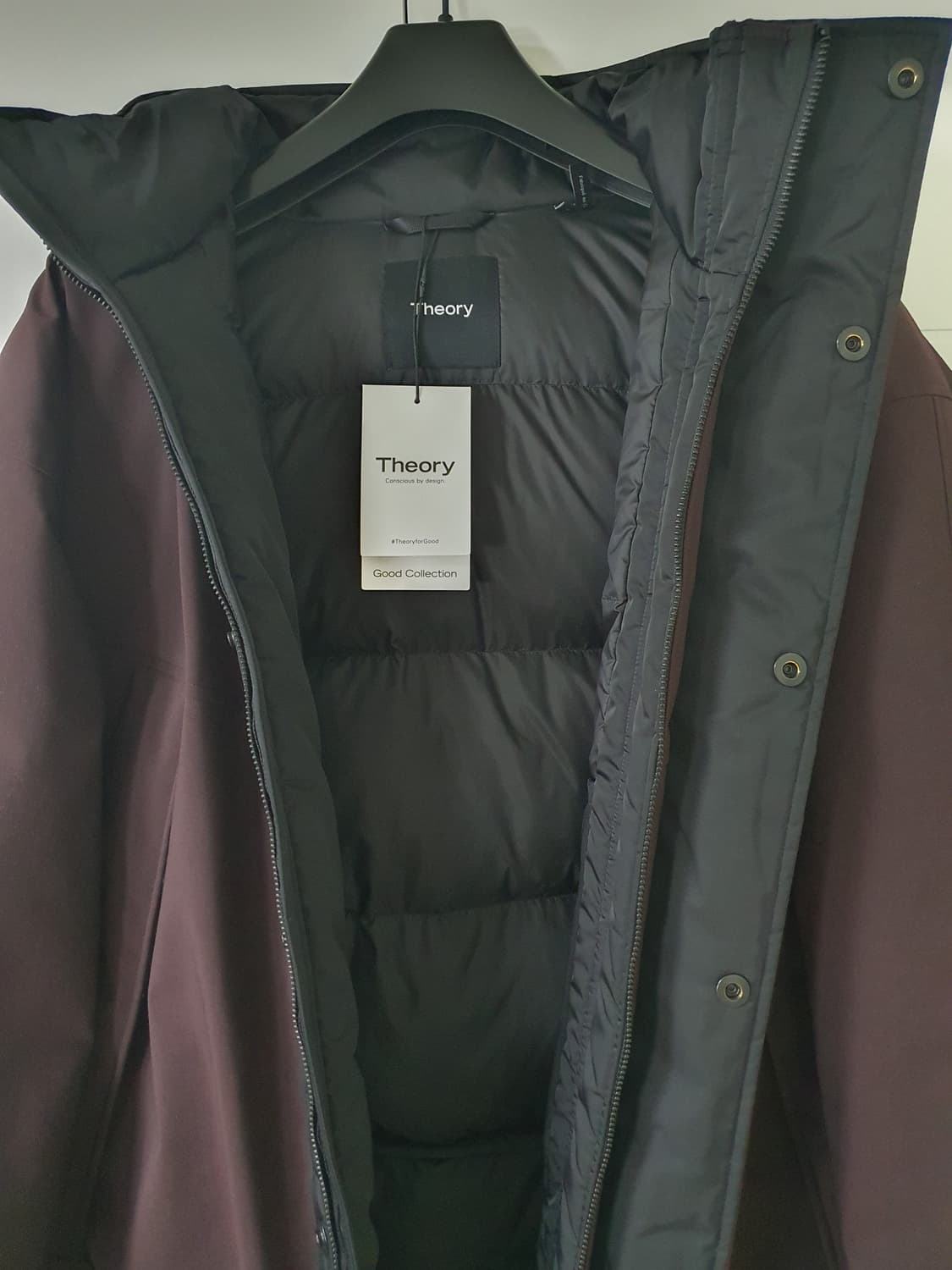 (새상품) 띠어리 울 혼방 발수 파카 롱패딩 코트 자켓 상품이미지3