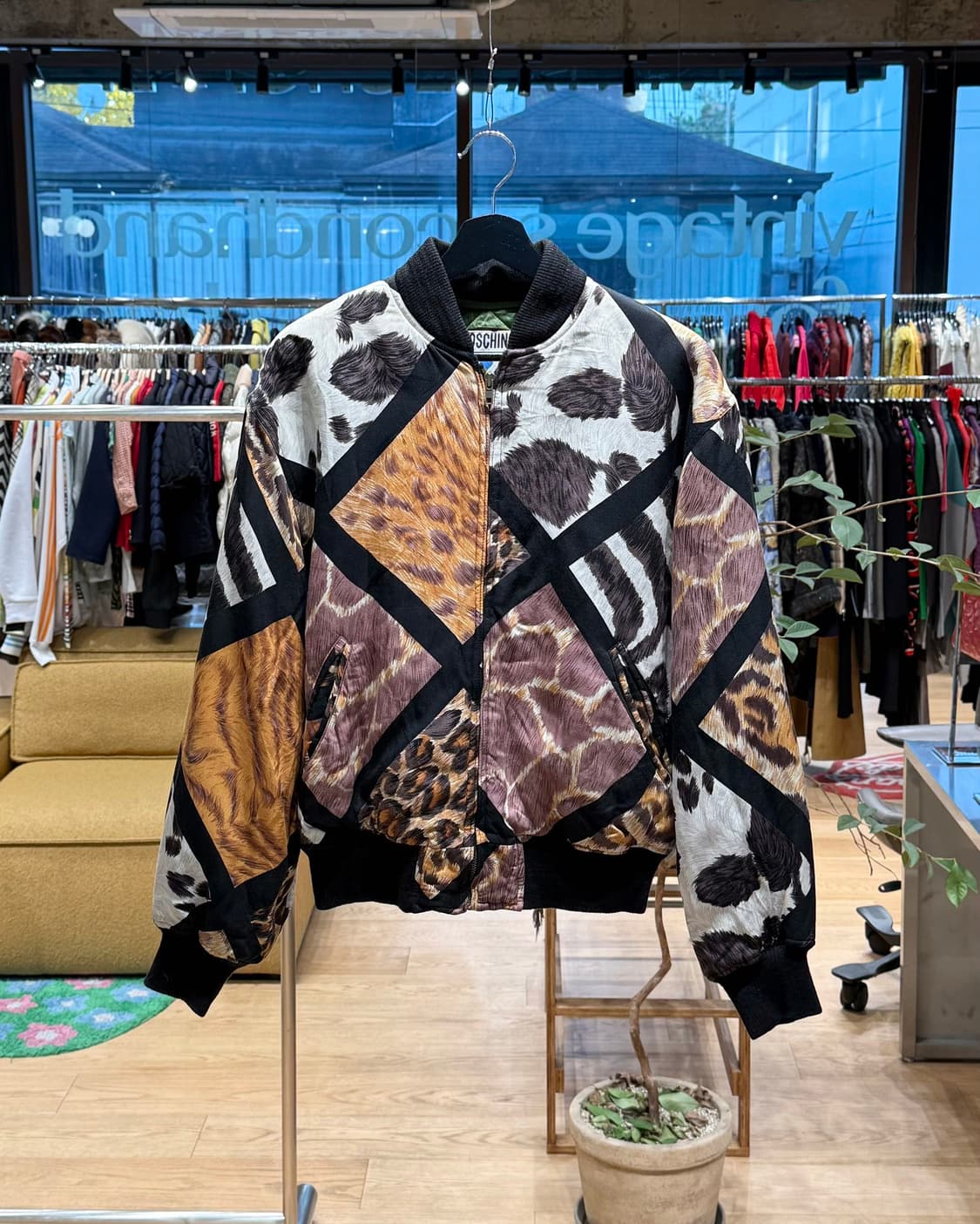 모스키노 패치워크 봄버 자켓  상품이미지1