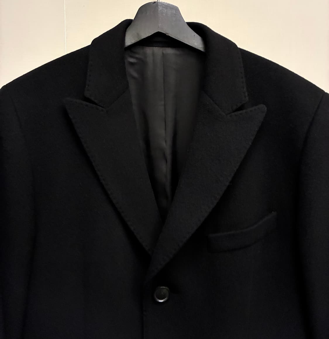 (M)HUGO BOSS 휴고보스 캐시미어 버진울 싱글 롱코트 상품이미지4